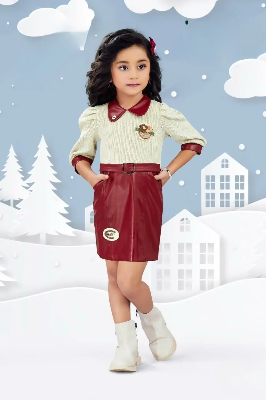 Pretty Stylish Girls Top & Skirt Clothing Sets